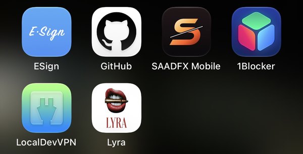 The Lips icon on an iPhone home screen